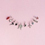 Кулон срібний Зірка з емаллю Youko біла конструктор - image-0